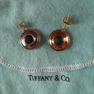 Tiffany & co. Paloma Picasso gold and silver earrings
